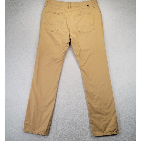Nautica The Spinnaker Pant Men's Size 34x34 (34x32) Tan Straight Fit Cotton - Picture 6 of 9